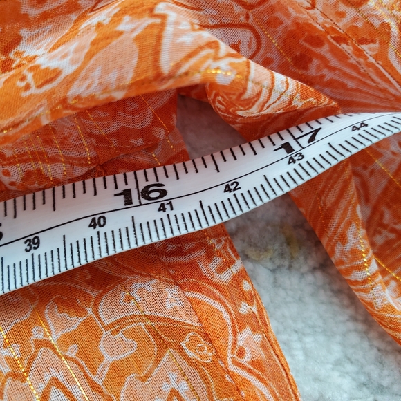 Michael Kors Paisley-Print Off-The-Shoulder Top - Picture 14 of 15